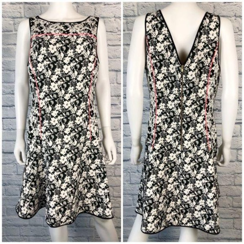 BANANA REPUBLIC Floral Jacquard Sleeveless Dress